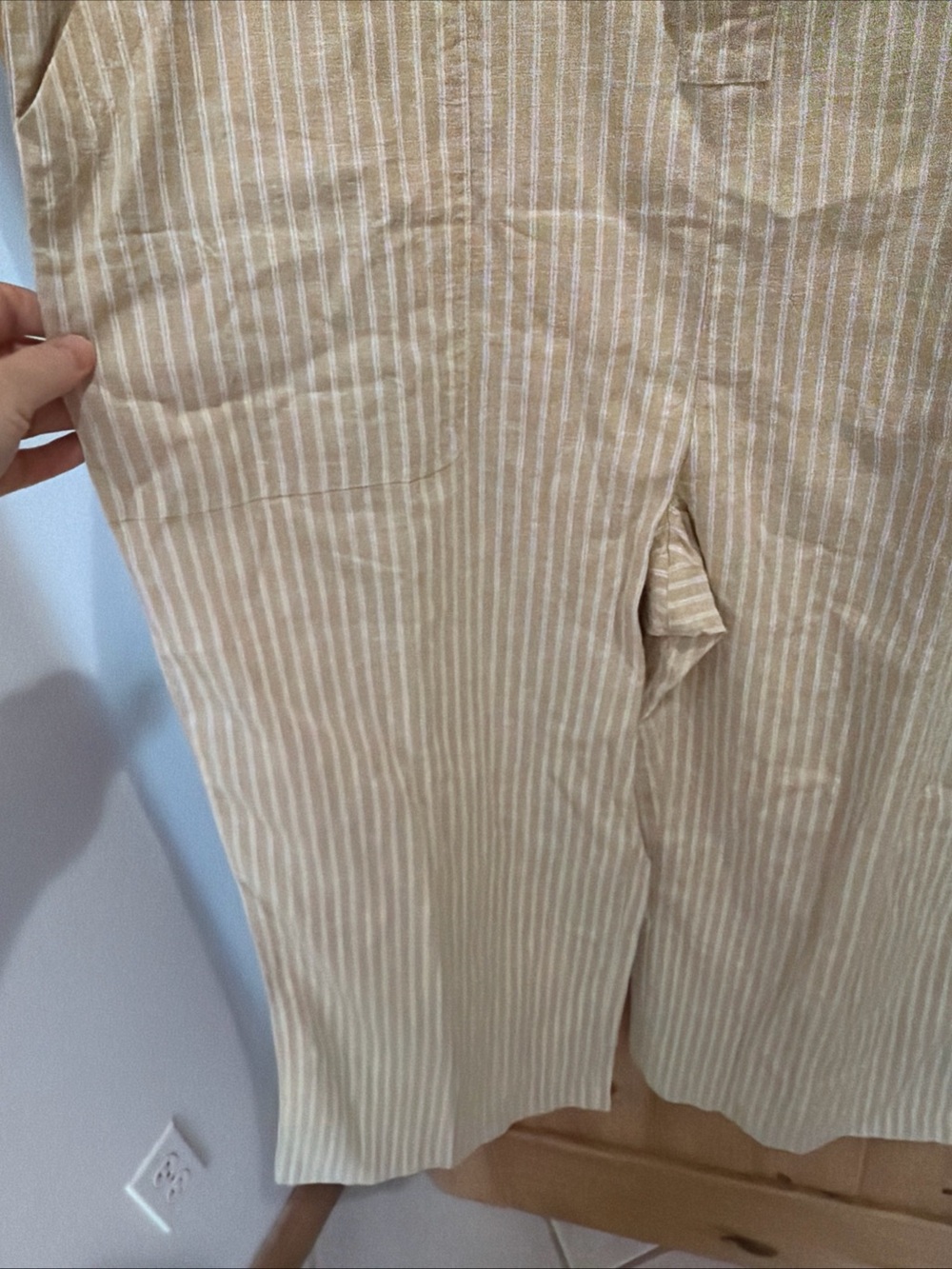 NWT Marine Layer Sydney Beach Jumpsuit in Natural Stripe - Size Large - Picture 6 of 11